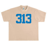 Detroit 313 Area Code   Grit   Sports Fan   Detroiter Fan T Shirt Urban Heavy T-shirt | Artistshot