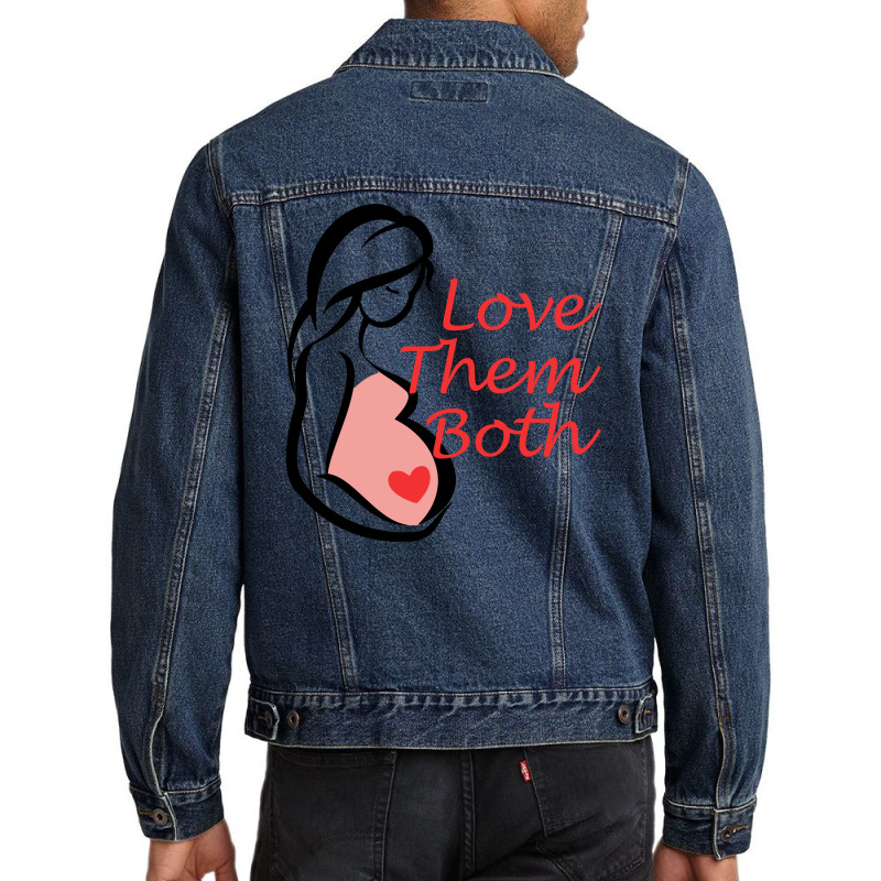 Love Them Both Men Denim Jacket | Artistshot