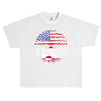 Usa & Greenland Flags Tee American Grown Greenlandic Roots T Shirt Urban Heavy T-shirt | Artistshot