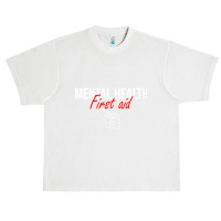 Mental Health First Aid Simple Design Urban Heavy T-shirt | Artistshot