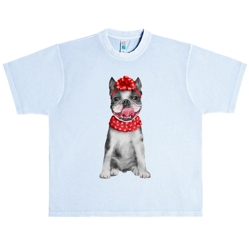 Bulldog Pitbull Bulldog Christmas Pajama Design Christmas Dog Santa Urban Heavy T-shirt by Evelyn D Adkins | Artistshot