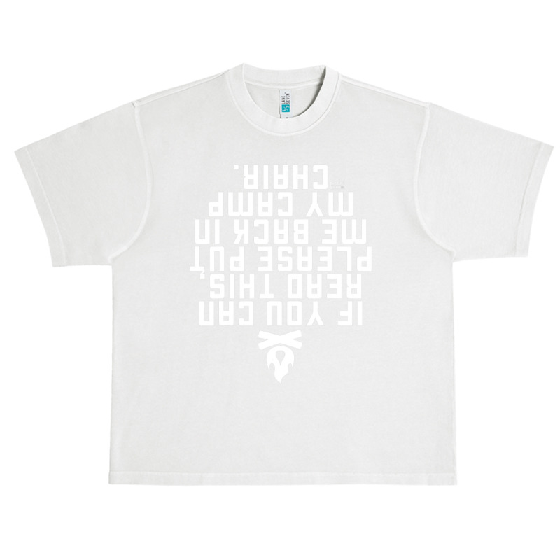 If You Can Read This Put Me Back Camp Camping Urban Heavy T-shirt | Artistshot