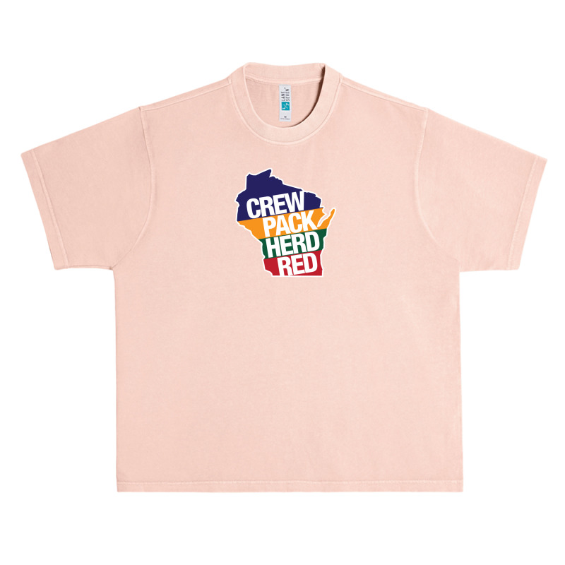 Crew Pack Herd Red Wisconsin Urban Heavy T-shirt | Artistshot