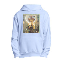 Hd. The Moon And The Stars, (number 1 From Serie Of 4) By Alphonse Muc Urban Pullover Hoodie | Artistshot