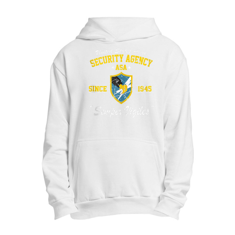 Distressed Army Security Agency Tank Top Urban Pullover Hoodie by cm-arts | Artistshot