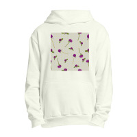 Globe Amaranth Vadamalli Seamless Pattern For Onam Trends Urban Pullover Hoodie | Artistshot