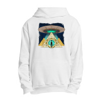 Ancient Astronaut Egyptian Pyramid Alien Conspiracy Theory Urban Pullover Hoodie | Artistshot