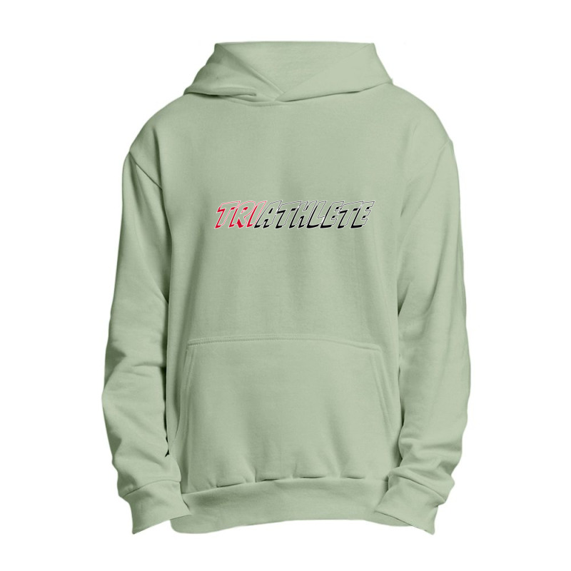 Triathlete Urban Pullover Hoodie by cm-arts | Artistshot