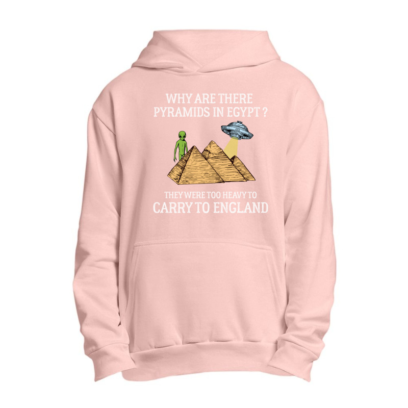 Why Are There Pyramids In Egypt  Funny Pyramids England Saying Urban Pullover Hoodie | Artistshot