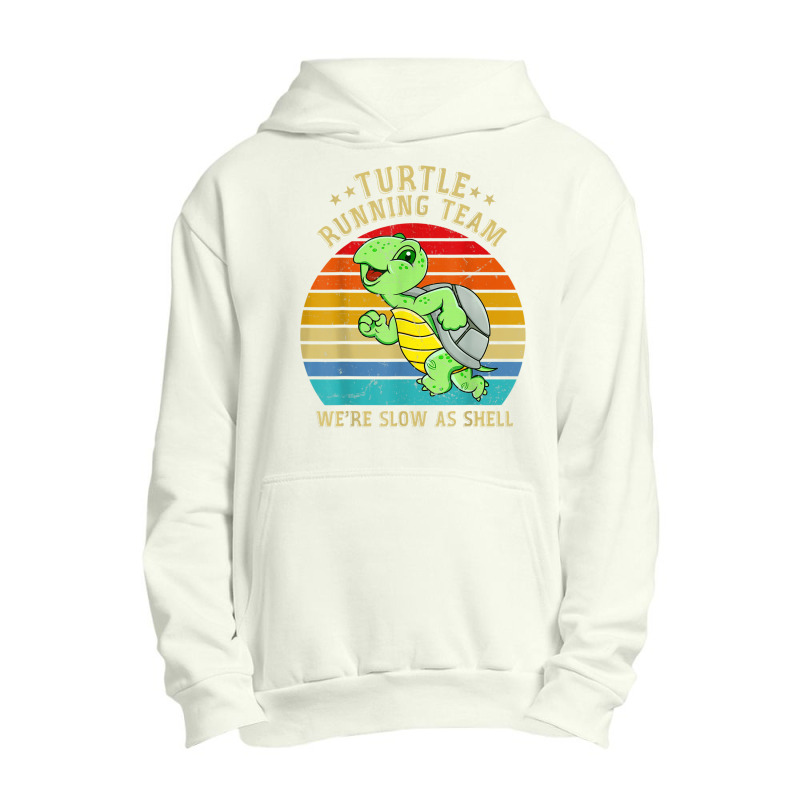 Running 365 Turtle Running Team Were Slow As Shell Funny Urban Pullover Hoodie by SelwynOman | Artistshot