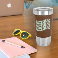 Altruismo   School Spirit Wavy Stacked T Shirt Leatherette Tumbler | Artistshot