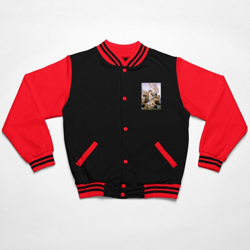 The Birth Of Venus William Bouguereau Bomber Jacket | Artistshot