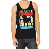 Beagle Daddy Fathers Day T  Shirt Beagle Daddy Funny Daddy Papa Gifts Tank Top | Artistshot