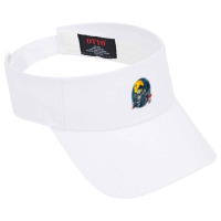 Horror Clubhouse In Park Halloween Spooky Characters Costume Visor Hat | Artistshot