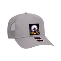 Witch Cat Night Mesh Back Trucker Hat | Artistshot