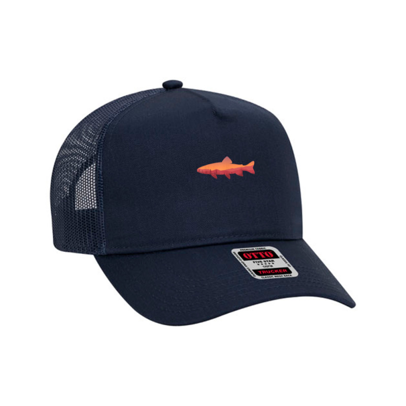 Fly Fishing Tshirt, Trout Fishing Tee, Fishing Lover T Shirt Mesh Back Trucker Hat | Artistshot