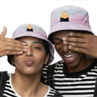 Lover Gifts Marshmallow Funny Gifts Men Tie Dyed Bucket Hat | Artistshot