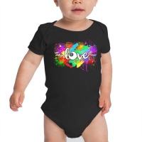 Billiards T  Shirt Billiards Love Colorful Typography Art 8 Ball Pool Baby Bodysuit | Artistshot