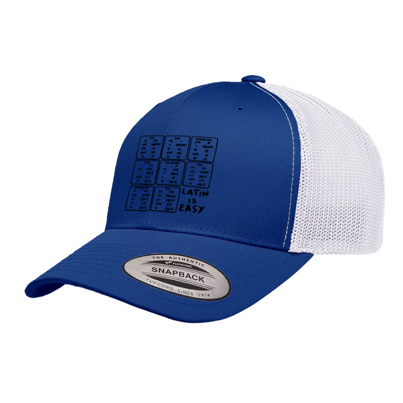 Latin Declensions Cheatsheet Ladies Retro Trucker Cap by Vario | Artistshot