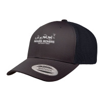 Mars Perseverance Rover Dare Mighty Things Landing Timeline T Shirt Retro Trucker Cap | Artistshot