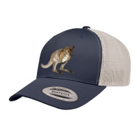 Hand Drawn Wallaby Animal Retro Trucker Cap | Artistshot