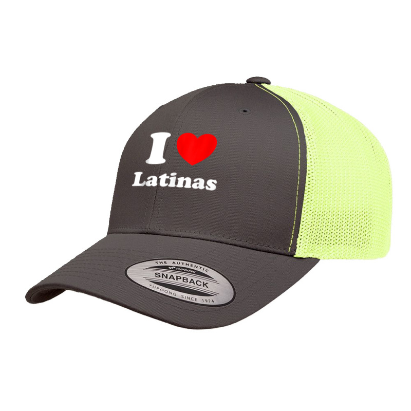 I Heart Latinas I Like Latinas Tank Top Retro Trucker Cap by johnjosephmenk | Artistshot