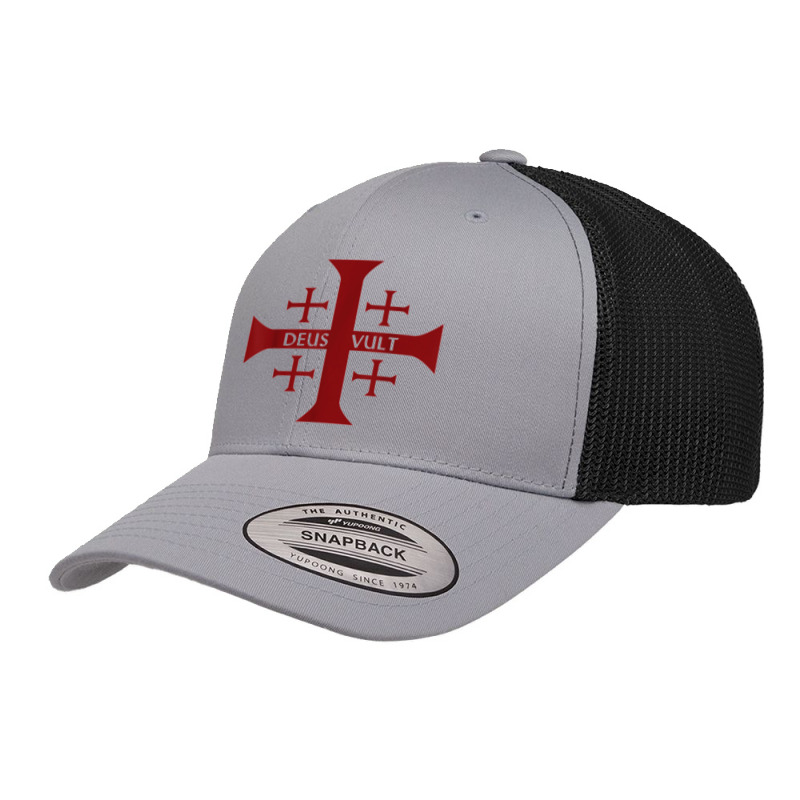 Crusader Christianity Deus Vult God Will Retro Trucker Cap | Artistshot