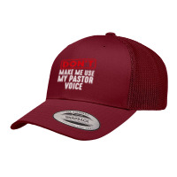 Funny Pastor Art For Men Women Christian Preacher Priest T Shirt Retro Trucker Cap | Artistshot