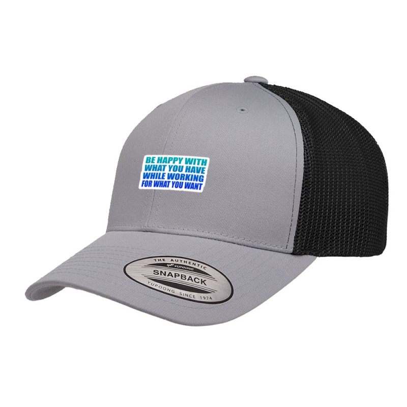 Focus On Being Productive Instead Of Busy 98702942 Retro Trucker Cap | Artistshot