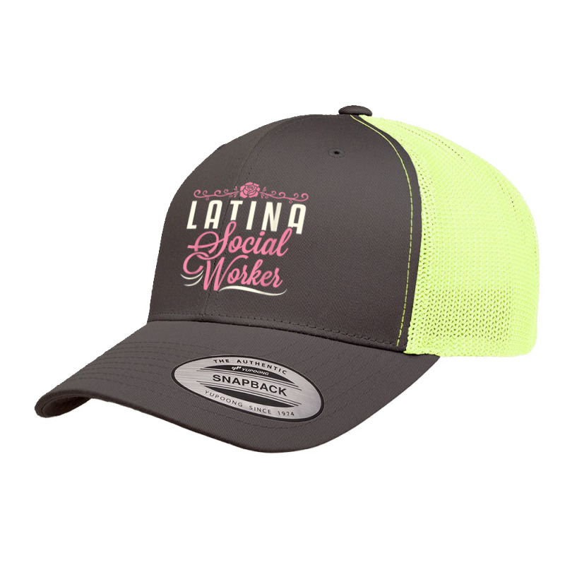 Latina Social Worker Lcsw Women Latinx Hispanic T Shirt Retro Trucker Cap by rainandehay | Artistshot