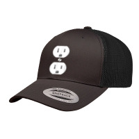 Electrical Outlet Socket Easy Costume Retro Trucker Cap | Artistshot