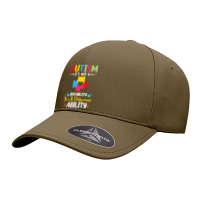 Autism Its Not A Disability Its A Dif T  Shirt Autism It's Not A Disab Seamless Cap | Artistshot