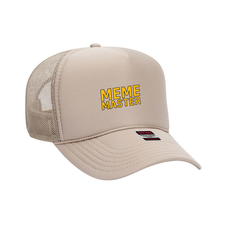 Meme Master Internet Themed Current Culture Tee Foam Trucker Hat | Artistshot