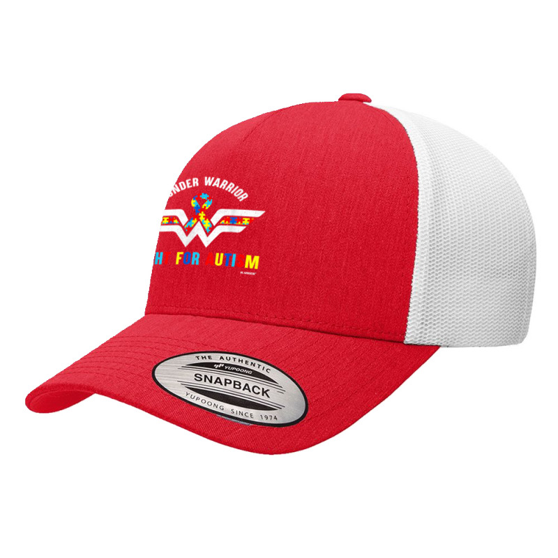 Warrior Fight For Autistic Autism Awareness Mom Women T Shirt Yupoong Trucker Cap | Artistshot