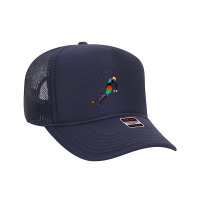 Kaleidoscope Bowdown Foam Trucker Hat | Artistshot