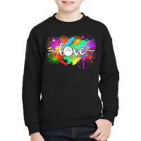 Bowling T  Shirt Bowling Love Colourful Typography Bowler Sport T  Shi Youth Sweatshirt | Artistshot