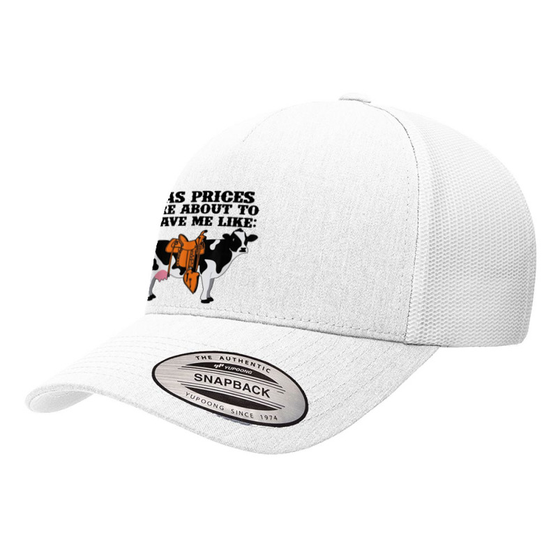 Funny Dairy Cow Gas Prices Yupoong Trucker Cap by paulscott Art | Artistshot