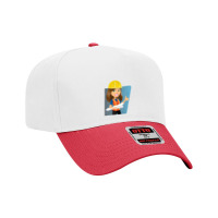 Concrete Cranes Vbs Hard Hat Memory Verse Philippians 16 Adjustable Baseball Cap | Artistshot