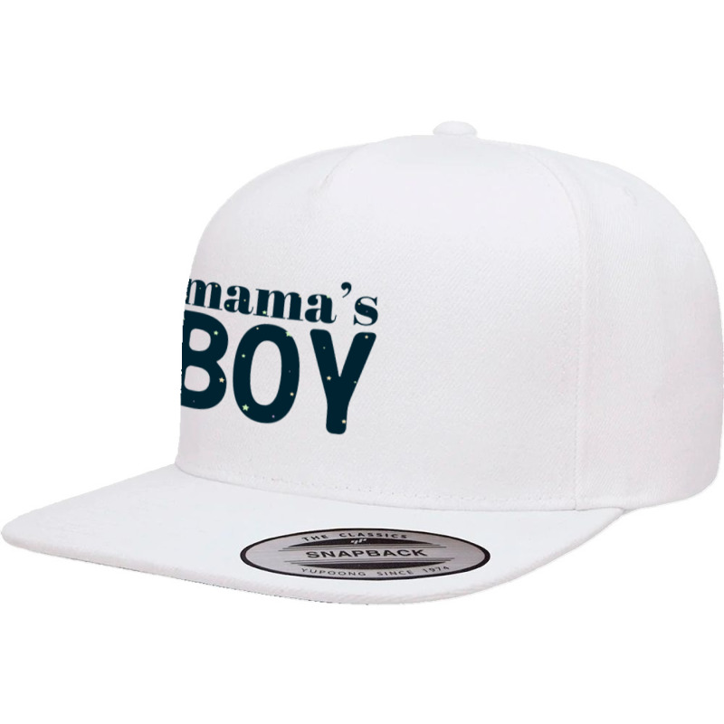 Mama's Boy 5 Panel Snapback Cap | Artistshot