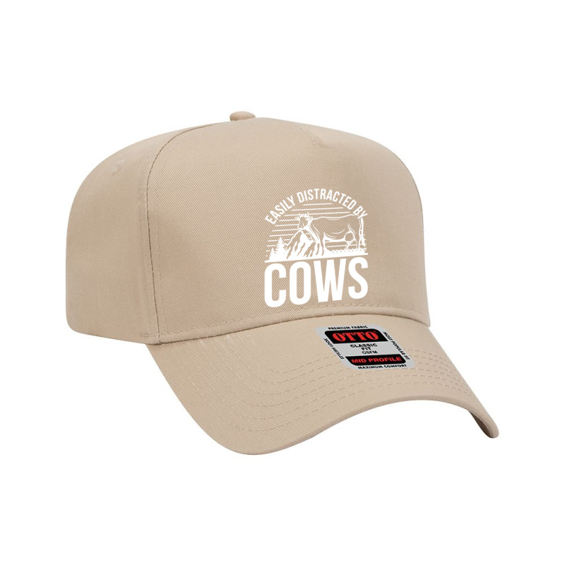 Farm Animal Pet Cow Adjustable Baseball Cap by cm-arts | Artistshot