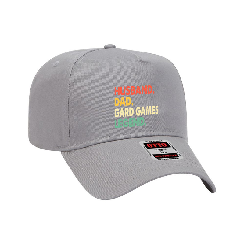 Husband Dad Gard Games Legend Adjustable Baseball Cap by MOSESWOODS | Artistshot