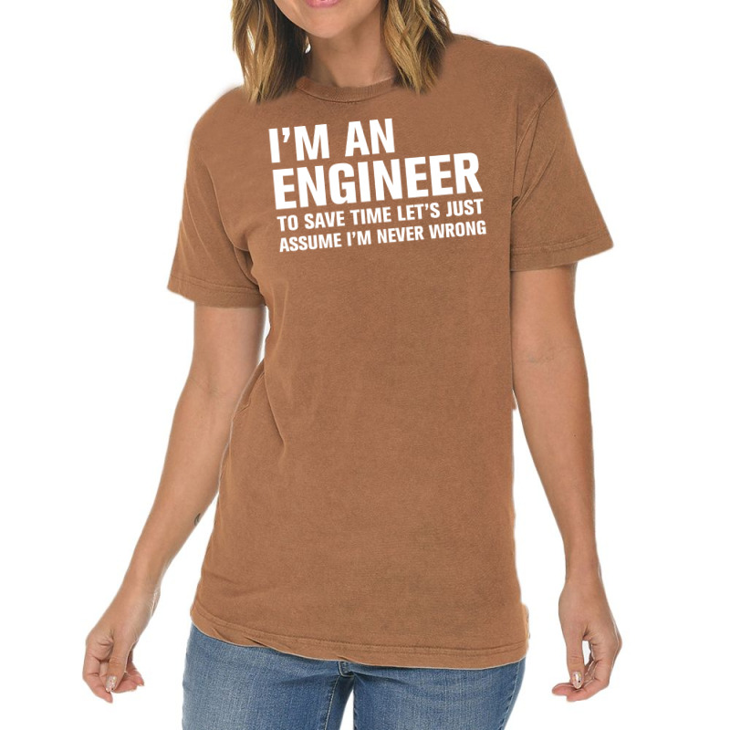 I Am An Engineer... Vintage T-shirt | Artistshot