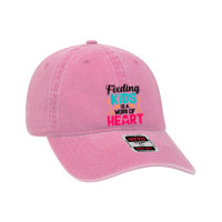 Feeding Kids Cute Lunch Ladies Back To School Novelty Dyed Cap | Artistshot