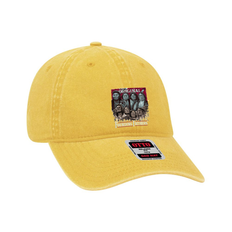 The Original Founding Fathers Mount Rushmore  Native American Indian C Dyed Cap | Artistshot