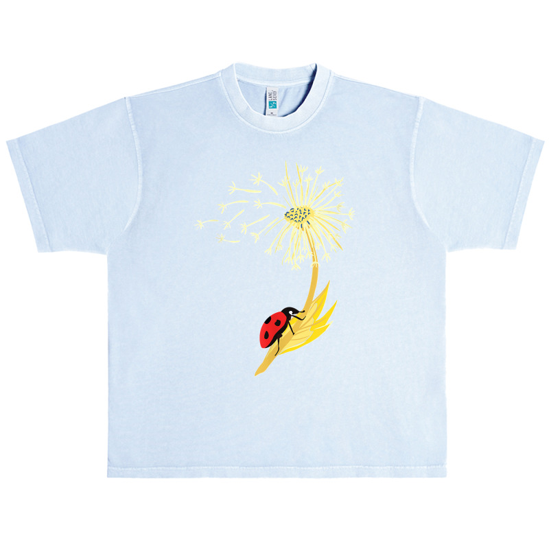 Dandelion Seeds Ladybug For Gardener Herbalist Urban Heavy T-shirt by ISAIASSANTIAGO | Artistshot