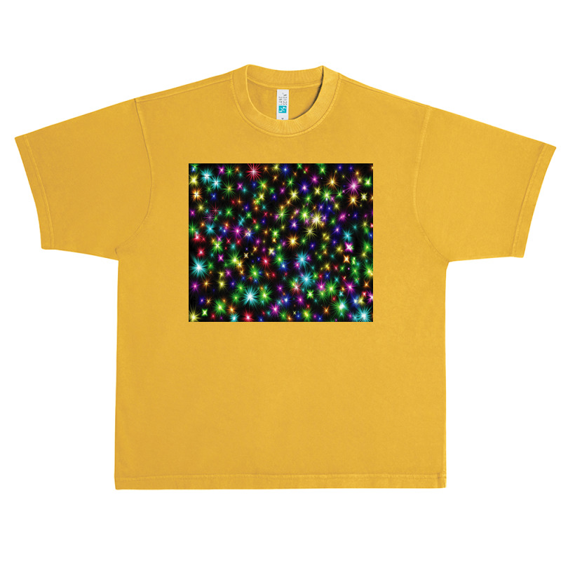 Colorful Chrismas Stars Urban Heavy T-shirt | Artistshot