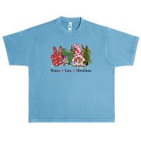 Peace Love Christmas Urban Heavy T-shirt | Artistshot