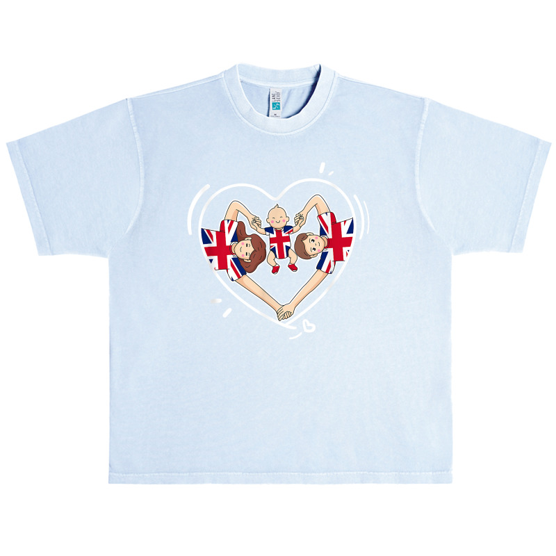 Flag Of Great Britain. Happy British Family. T Shirt Urban Heavy T-shirt | Artistshot