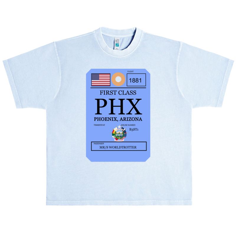 Phoenix Airport Strap Tag Urban Heavy T-shirt | Artistshot