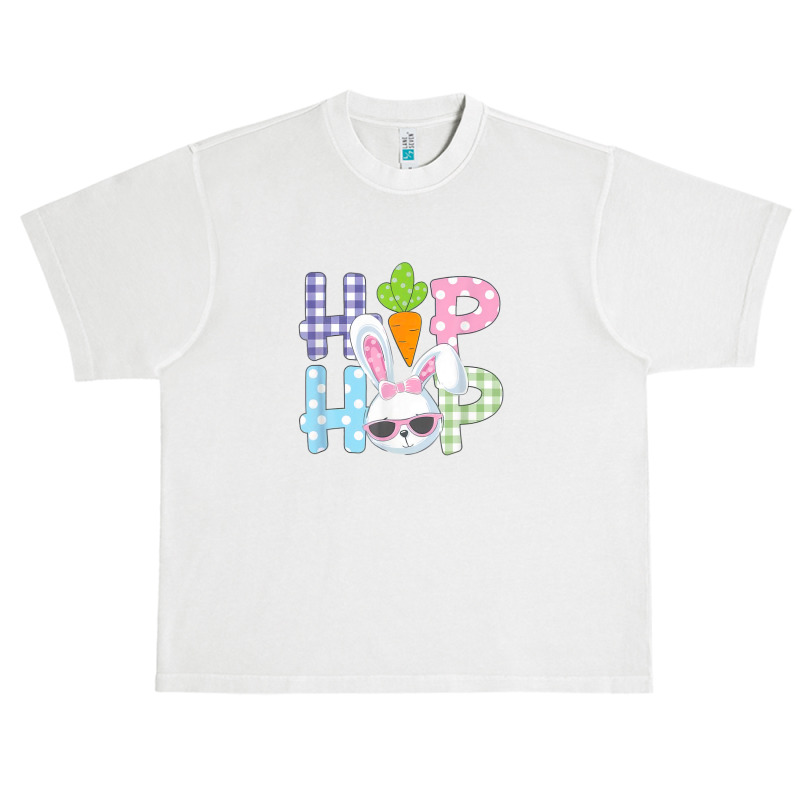 Easter Shirt Girls Hip Hop Plaid Polkadot Bunny Urban Heavy T-shirt | Artistshot